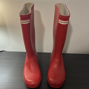 Red Hunter Tall boots